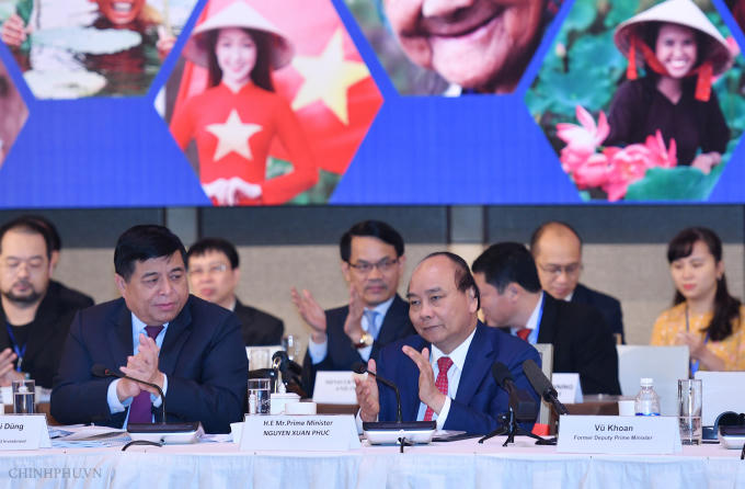 Thủ tướng Nguyễn Xuân Phúc dự Diễn đàn Cải cách và Phát triển Việt Nam (VRDF) 2018.