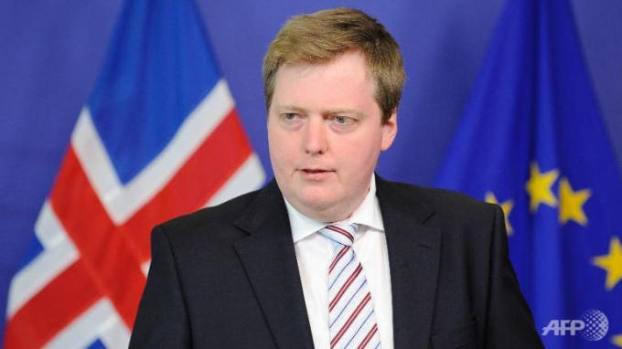 Ngày 5/4, Thủ tướng Iceland Sigmundur David Gunnlaugsson đã từ chức. (Ảnh: AFP)
