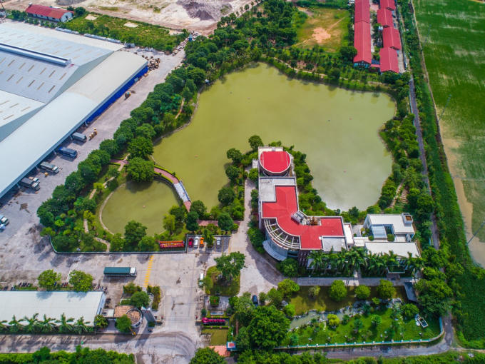 Một góc nhà máy Catalan tại huyện Yên Phong. Ảnh web site công ty.