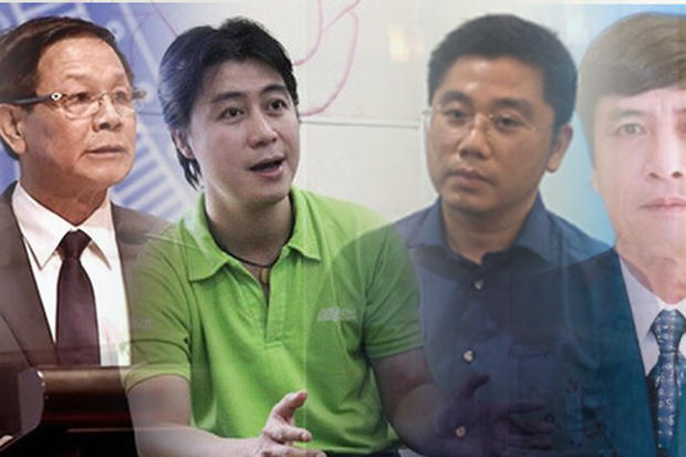 Ông Phan Văn Vĩnh bị truy tố cùng Nguyễn Thanh Hóa, Phan Sào Nam và Nguyễn Văn Dương.