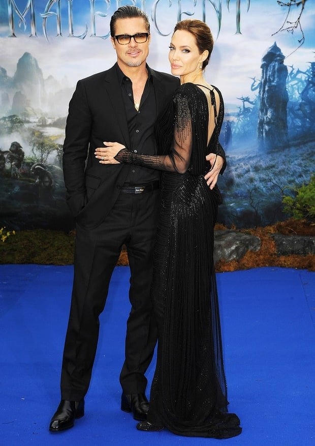 Brad Pitt và Angelina Jolie trong hoạt động quảng bá phim của hãng Disney Maleficent ở London (Anh) ngày 8/5/2014. (Ảnh: Getty)