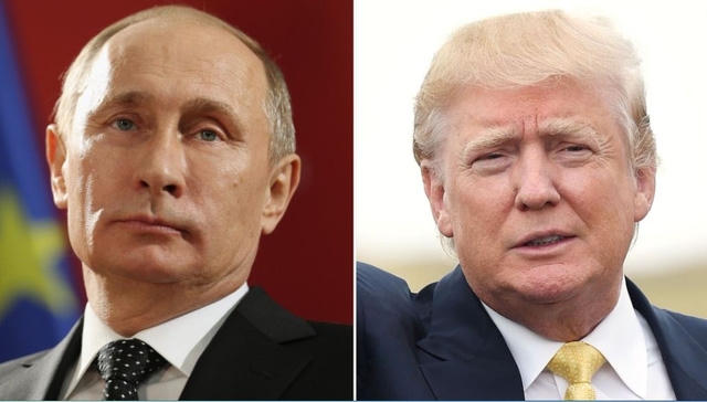 Tổng thống Nga Vladimir Putin (trái) và Tổng thống đắc cử Mỹ Donald Trump (Ảnh: Getty).