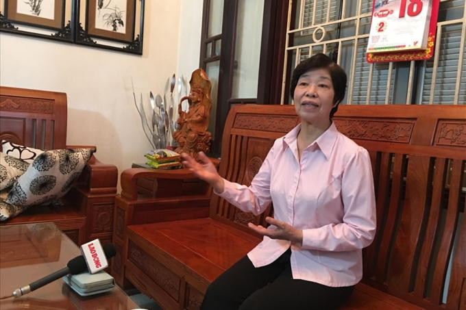 Đồng chí Cù Thị Hậu - nguyên Ủy viên TƯ Đảng, nguyên Chủ tịch Tổng LĐLĐVN