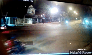 Cắt từ clip vụ tai nạn.