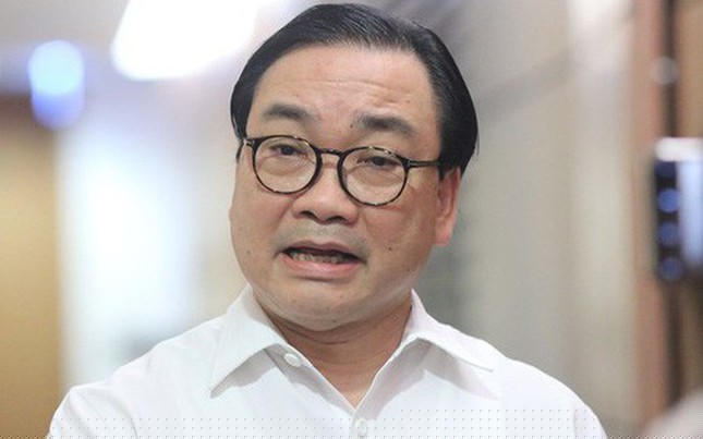 Bí thư Thành ủy Hà Nội Hoàng Trung Hải .