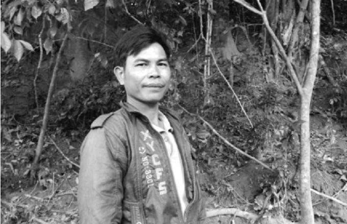 Anh La Chí Tâm, bí thư chi bộ làng Đồng.