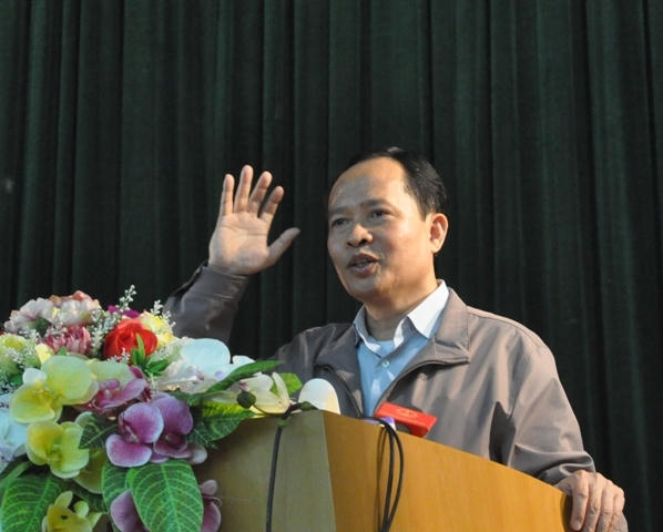 Bí Thư tỉnh ủy Trịnh Văn Chiến đã tái đắc cử chức Chủ tịch HĐND tỉnh Thanh Hóa nhiệm kỳ 2016-2021. (Ảnh: A.Thắng)