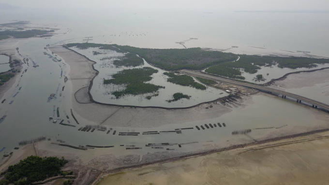 Toàn cảnh dự án cảng tổng hợp Container Cái Mép Hạ.