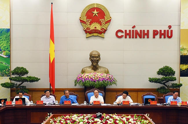 Phiên họp Chính phủ thường kỳ.