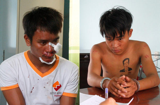 Hai tên cướp tại cơ quan công an.