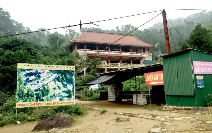 Nhiều hạng mục tại Chùa Hương Tích sơ sài, xuống cấp.