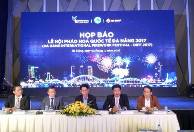 Họp báo công bố chính thức Lễ hội pháo hoa quốc tế Đà Nẵng 2017 (Da Nang International Firework Festival- DIFF 2017) với chủ đề “Tỏa sáng Ngũ Hành Sơn”.