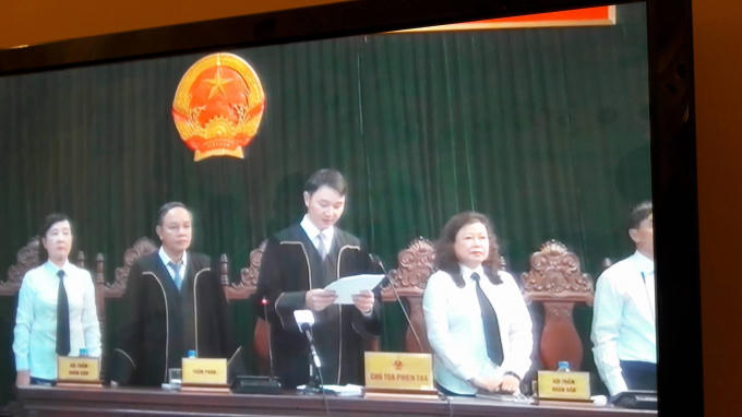 HĐXX tuyên án đối với các bị cáo trong vụ án kinh tế xảy ra tại Ngân hàng TMCP Đại Dương (Oceanbank).