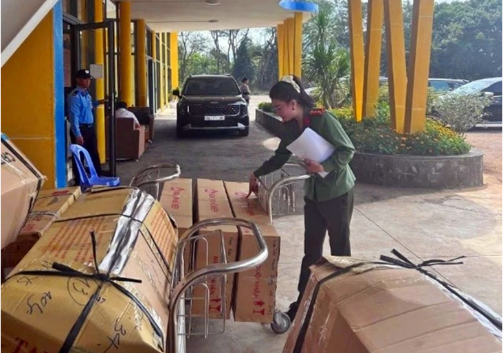 Công an tỉnh Lâm Đồng tham gia kiểm tra công tác chuẩn bị đóng cửa tạm thời cảng hàng không quốc tế Liên Khương.