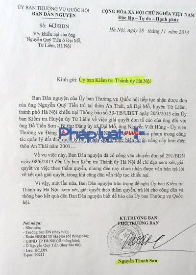 Hàng loạt các văn bản của cơ quan Trung Ương đã ban hành mà câu trả lời cho công dân vẫn bặt tăm.