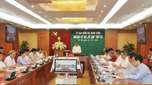 Kỳ họp thứ 35 của Ủy ban Kiểm tra Trung ương.