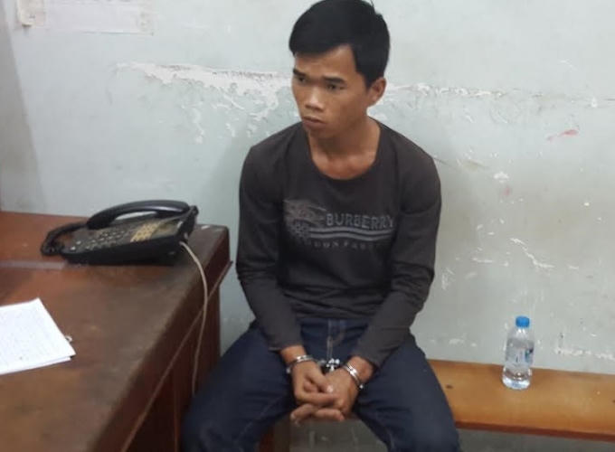 Trần Văn Trường tại Cơ quan công an.