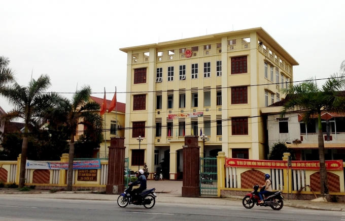 Trụ sở UBND xã Diễn Kỷ.