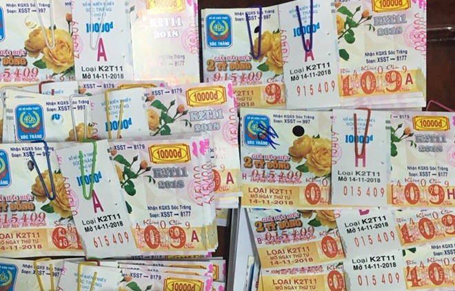 Trong 80 tờ vé số mà ông T. trúng thưởng có 8 tờ độc đắc và 72 tờ trúng giải phụ đặc biệt. 