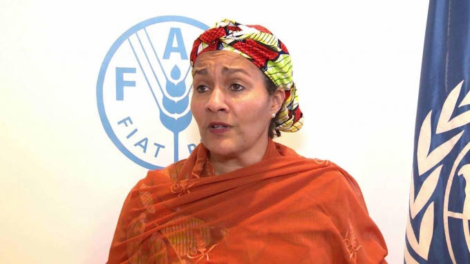 Tổng Thư ký LHQ Antonio Guterres bổ nhiệm Bộ trưởng Môi trường Nigeria Amina Mohammed giữ chức Phó Tổng thư ký LHQ. (Ảnh: AFP)