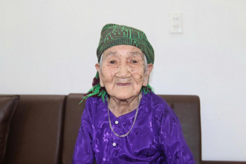 Cụ bà Đinh Thị Nhượng.