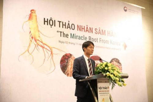 Ông Choi Jung Ki khuyến cáo người tiêu dùng chú ý hơn đến nhận diện thương hiệu nhân sâm Hàn Quốc