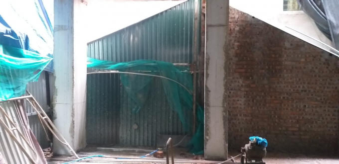 Nhiều diện tích bà Phương không xây dựng để tạo độ thoáng cho công trình.