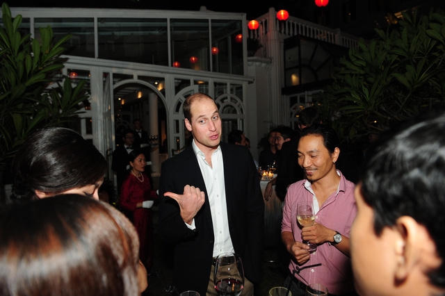 Hoàng tử William có chuyến thăm kéo dài 2 ngày, 16 và 17/11. (Ảnh: Đại sứ quán Anh tại Việt Nam)