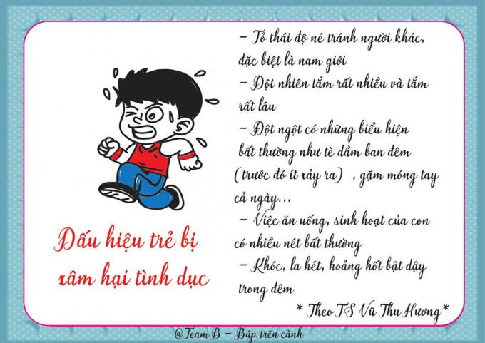 N&acirc;ng cao nhận thức cho trẻ về nạn x&acirc;m hại t&igrave;nh dục ở trẻ em