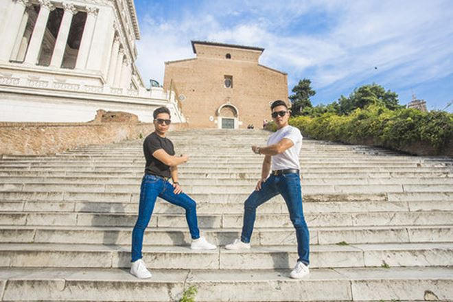 Toàn bộ hình ảnh thời khắc xác lập kỷ lục của Cơ- Nghiệp sẽ được Đài truyền hình TV8 của Ý giữ bản quyền