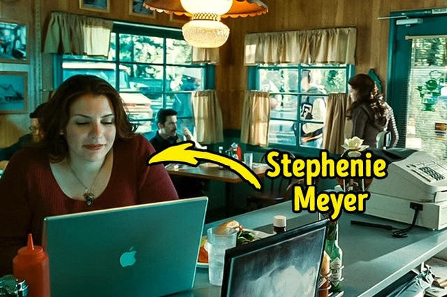 Stephenie Meyer- tác giả của bộ tiểu thuyết “Twilight “ đã từng xuất hiện trong serie phim về mà ca rồng cùng tên. Cụ thể, đó là cảnh phim mà Bella và Charlie ở trong nhà hàng và nhà văn này chính là người phụ nữ có mái tóc màu nâu đang dùng laptop ngồi ngay đằng sau hai nhân vật chính.