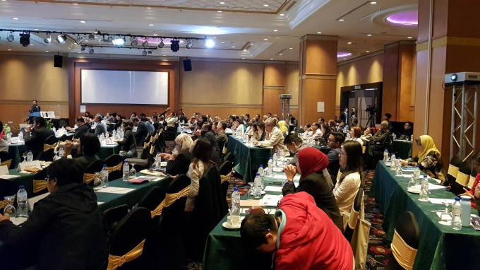 Rất đông đại biểu tham dự Hội thảo  quốc tế về quản lý quy hoạch đô thị Di sản Văn hóa tại George Town, Penang, Malaysia.