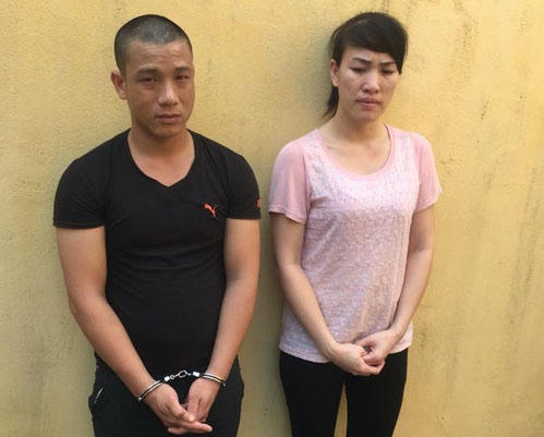 Hai đối tượng Cường và Tý. (Ảnh: Công an Thanh Hóa cung cấp).
