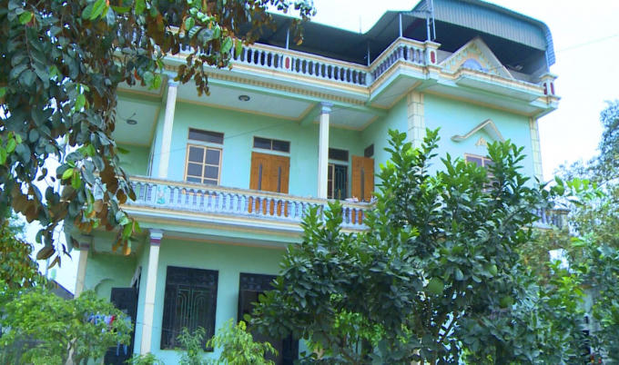 Ngôi nhà các đối tượng thuê làm nơi ăn, ở và giam lỏng các nhân viên