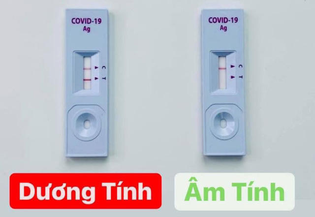 Kit xét nghiệm nhanh SARS-CoV-2 được quảng cáo có kết quả dễ như... thử thai. Ảnh Gia đình.net.vn