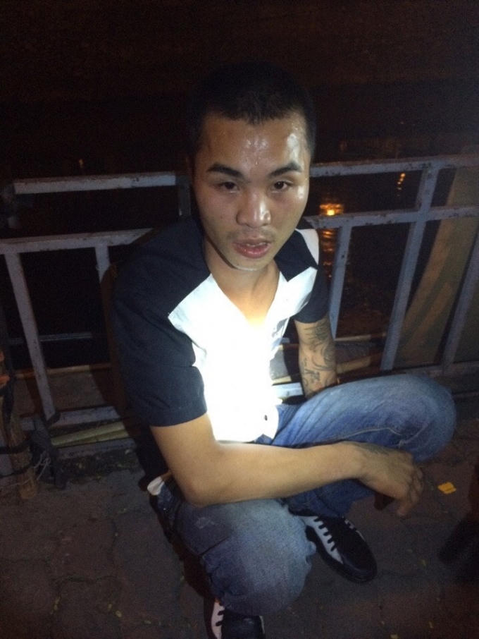 Đối tượng Đoàn Văn Hiếu bị tổ công tác Y1/141 bắt giữ