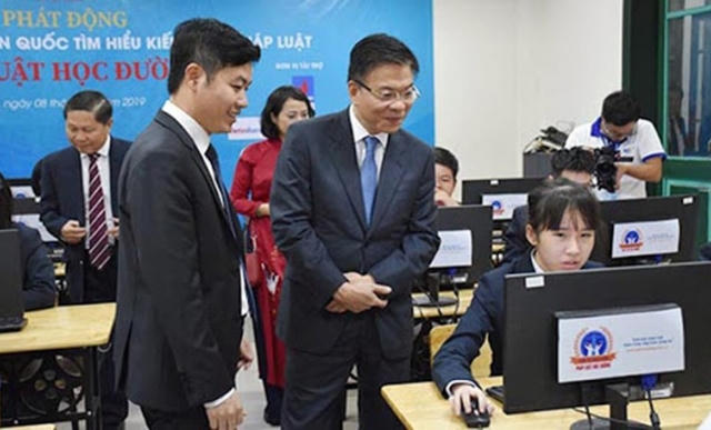 Ngày 09/11 trao giải Cuộc thi trực tuyến toàn quốc “Pháp luật học đường”