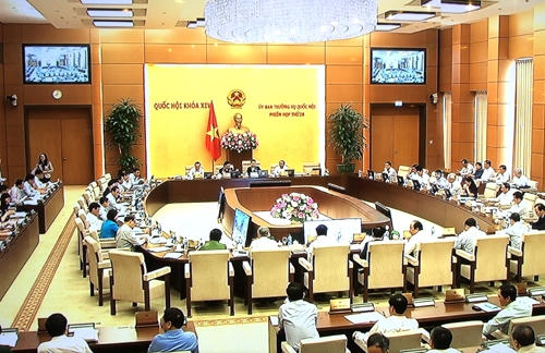 Uỷ ban Thường vụ Quốc hội (UBTVQH) khai mạc phiên họp thứ 28. Ảnh: VGP/Nguyễn Hoàng