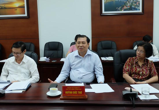 Chủ tịch thành phố Huỳnh Đức Thơ chia sẻ còn 227 dự án tồn đọng trên địa bàn. Ảnh: danang.gov.vn.