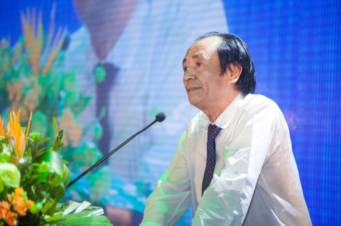 Ông Nguyễn Ngọc Mỹ Chủ tịch HĐQT Vabis Group - kiêm Chủ tịch HĐQT Công ty cổ phần Hồng Lam Xuân Thành phát biểu tại sự kiện