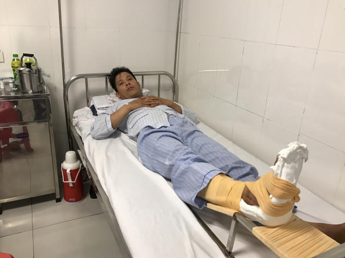 Anh Nguyễn Văn Duẫn, một trong hai nạn nhân kể lại sự việc.