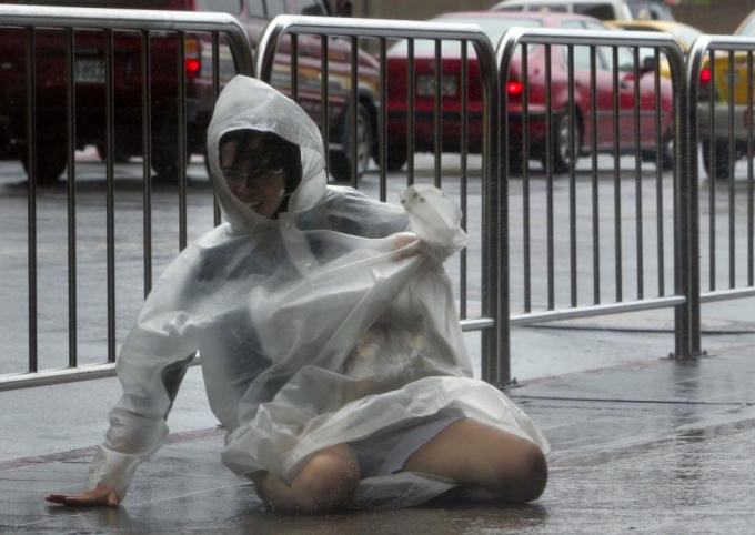 Cơn bão Morakot đổ bộ vào Đài Bắc năm 2009. (Ảnh: Reuters)