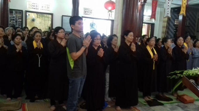 Lễ kính mừng Phật đản được diễn ra trong thời gian 2 tiếng.