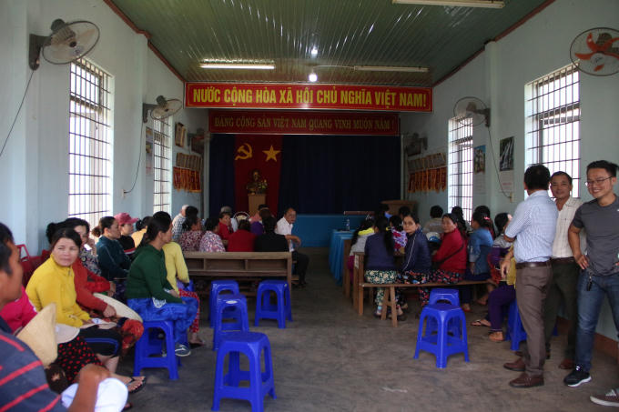 Buổi xin lỗi công khai người dân của trưởng công an xã