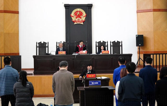 Toàn cảnh buổi tuyên án.