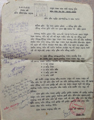 Giờ phút lịch sử trưa 30/4/1975: Bức điện từ Sài Gòn