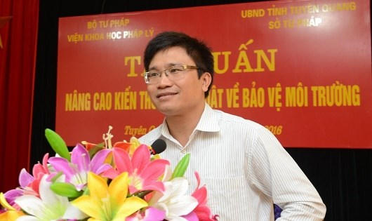 Đồng chí Nguyễn Văn Cương, Quyền Viện trưởng, Viện Khoa học pháp lý, Bộ Tư pháp.