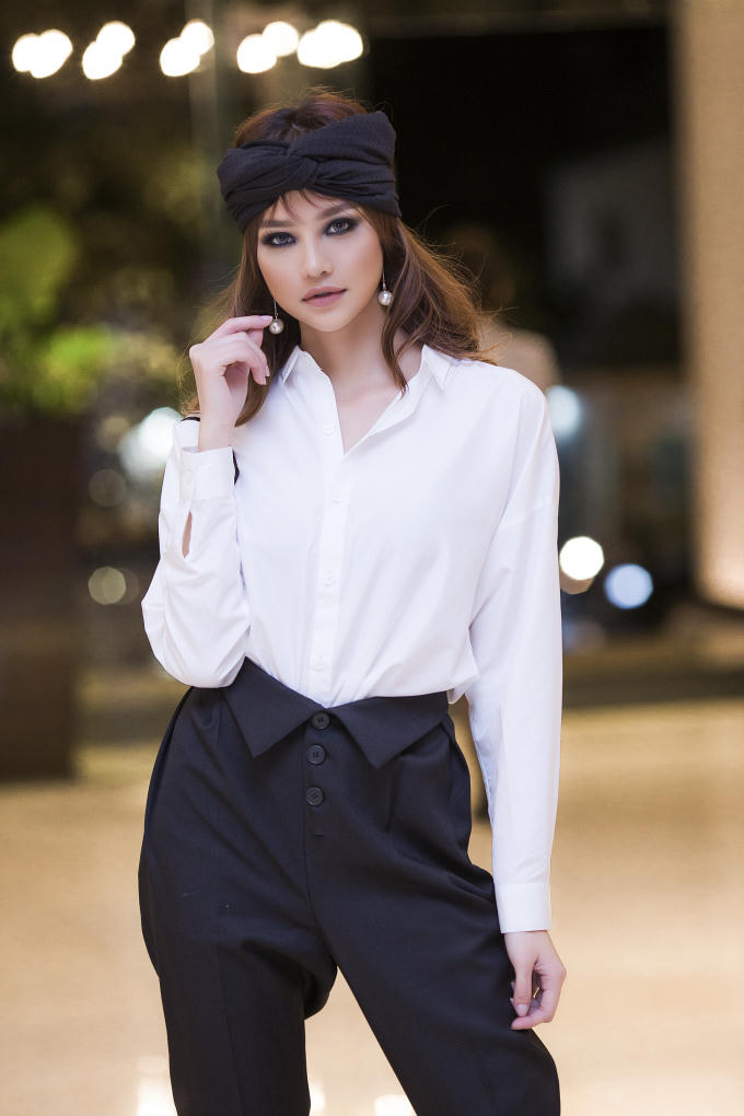 Hoa hậu Kiều Ngân.