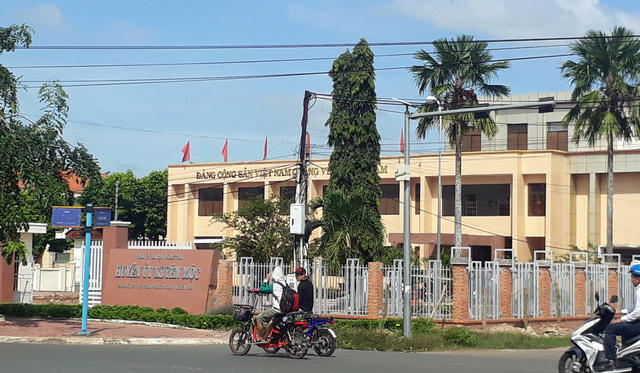 Trụ sở huyện ủy Xuyên Mộc nơi có ba anh em trong Ban chấp hành, hai người trong Ban thường vụ - Ảnh: Đ.H.