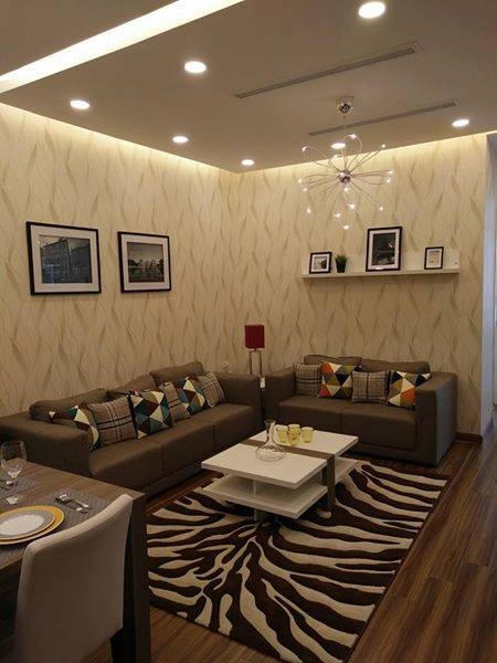 Phòng khách thiết kế sang trọng.